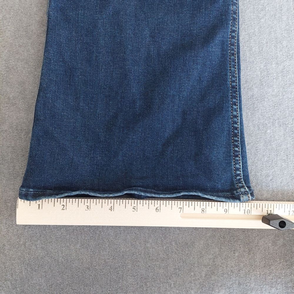 Hollister Mid-Rise Bootcut Jeans Soft Stretch Medium Wash Size 17S (W33 L29) - Picture 6 of 9